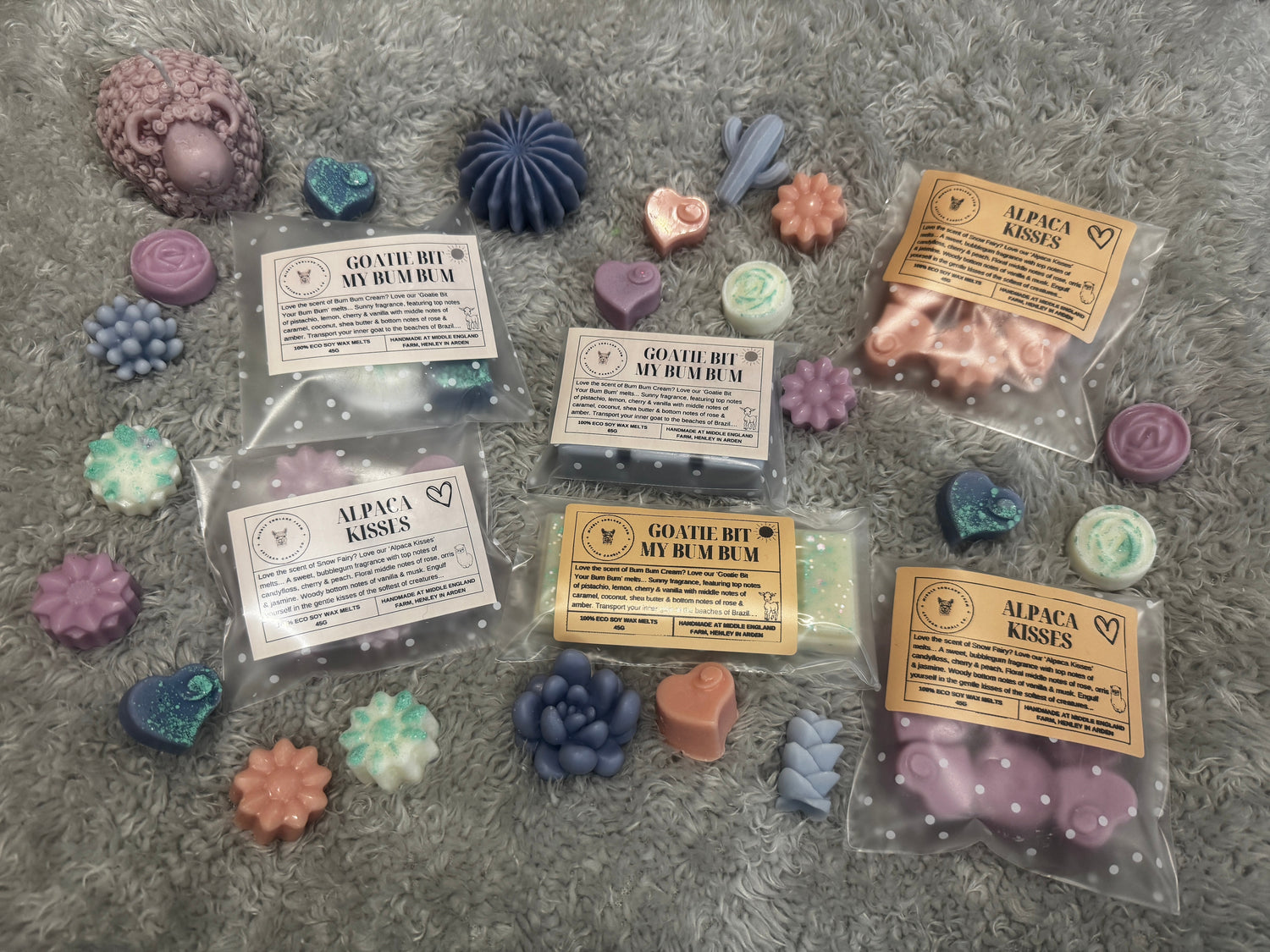 Wax melts and candles from Middle England Farm Candle Co.