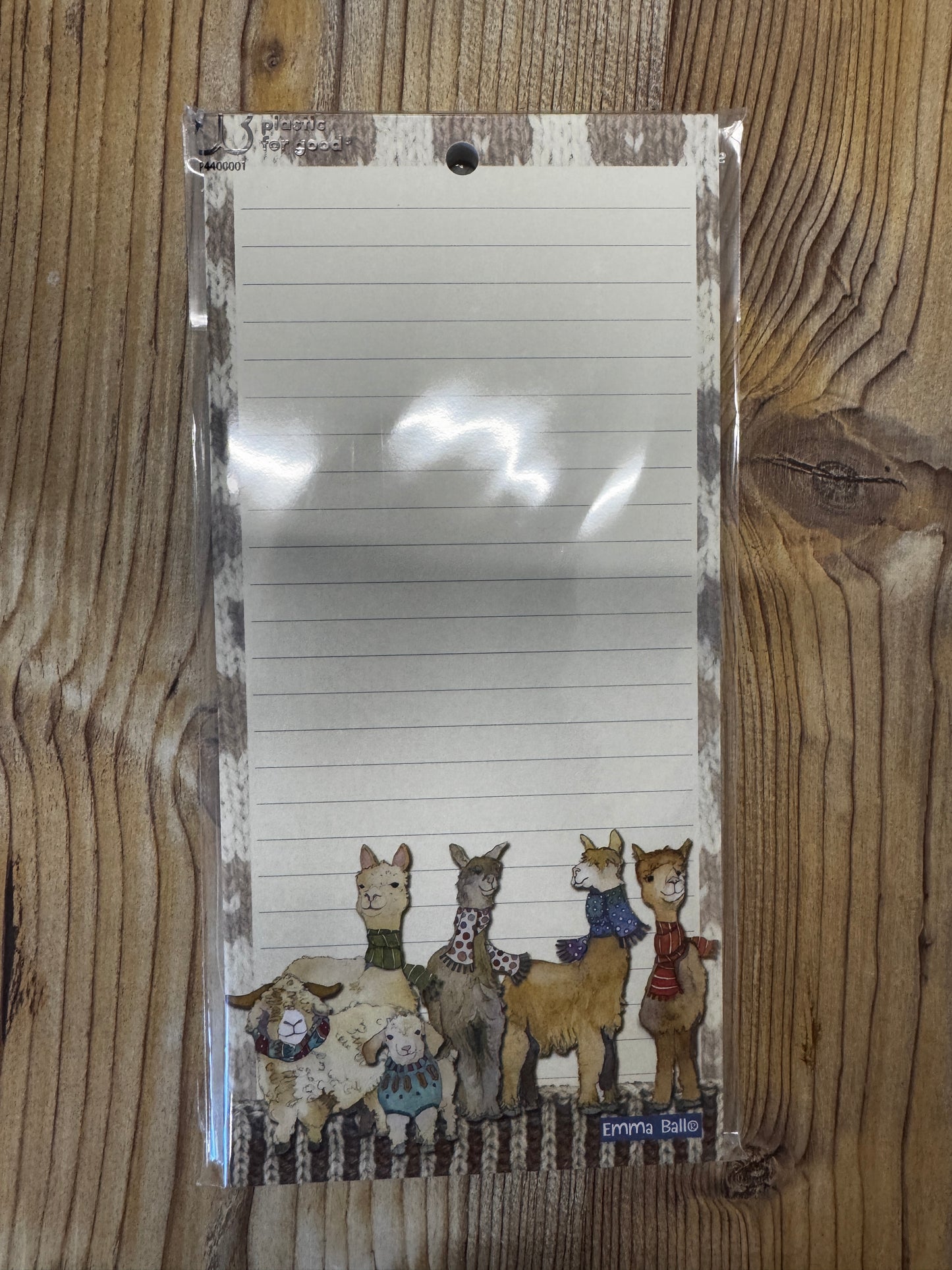 Alpacas and friends magnetic notepad