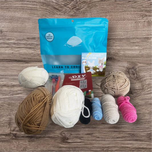 Easy crochet alpaca kit