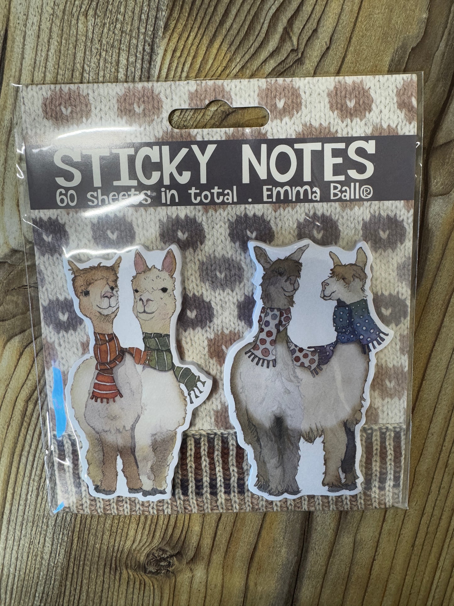 Alpaca sticky notes