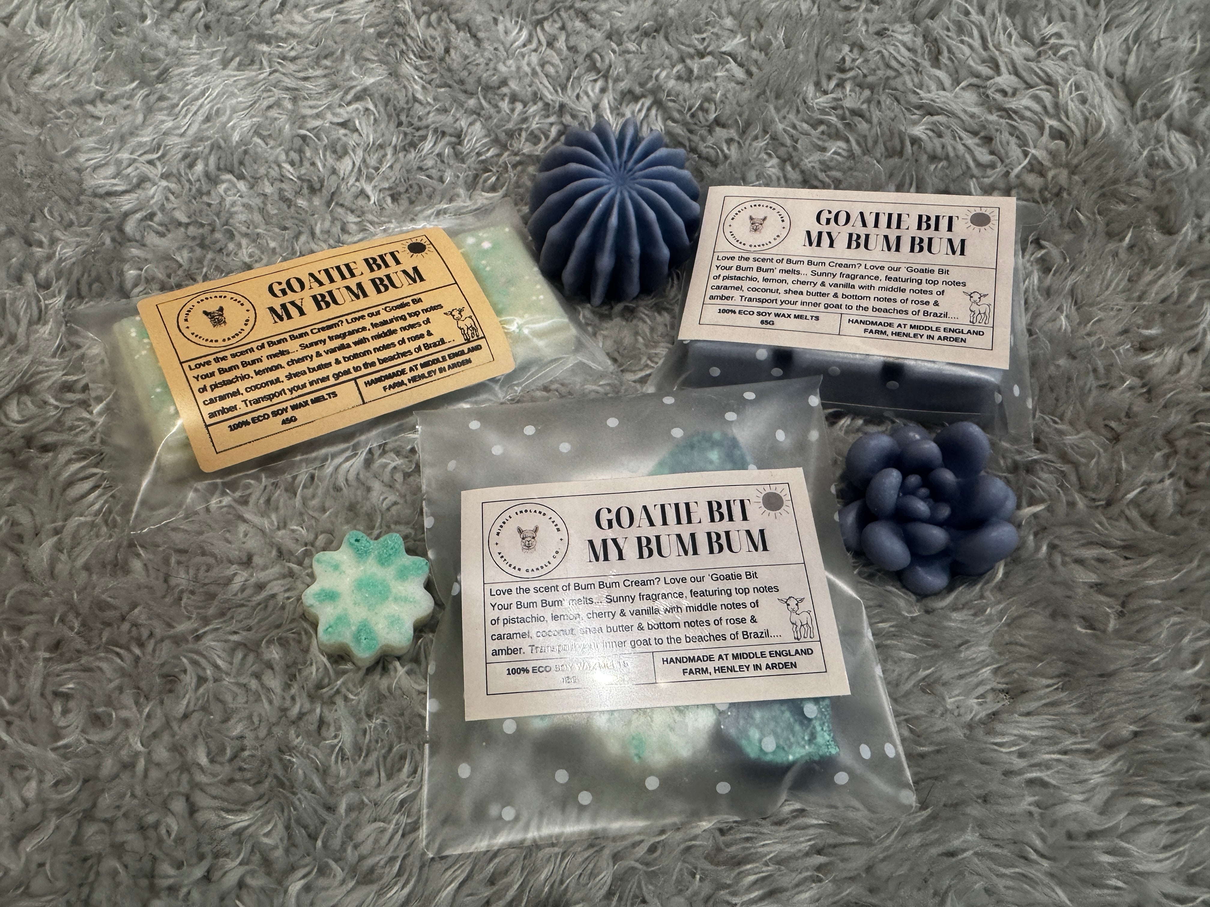 Goatie Bit My Bum Bum Wax Melts Snap Bar