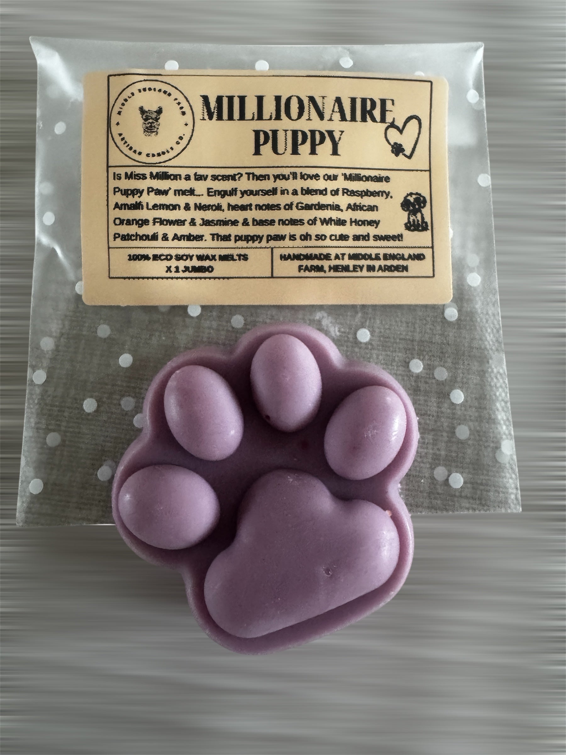 Millionaire Puppy Wax Melt