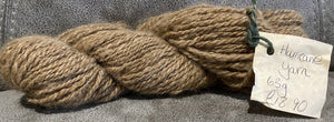 Pure hand spun alpaca yarn 63g from Alpaca's at Middle England Farm